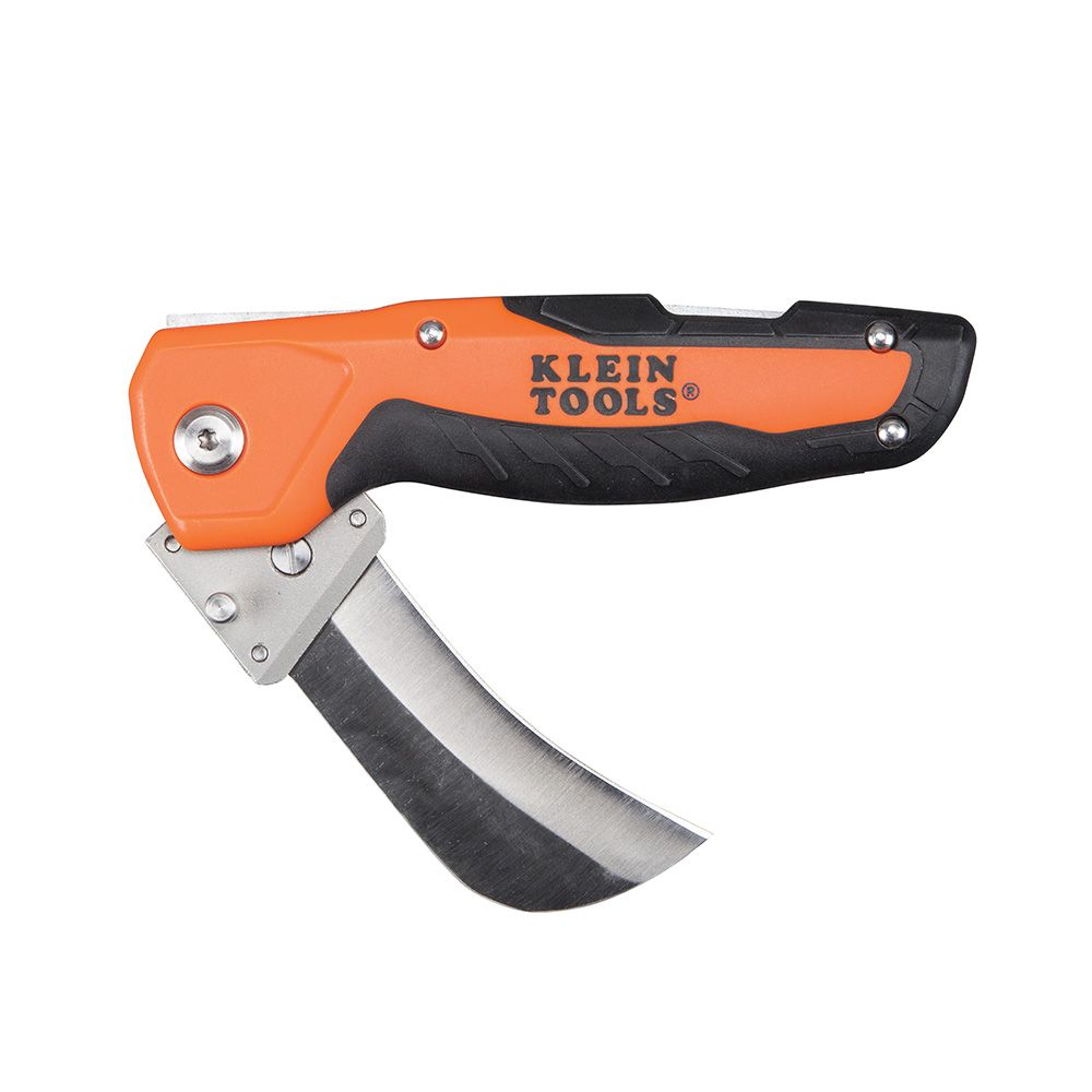 Klein Tools 44218 | Cable Skinning Utility Knife with Replaceable Blade