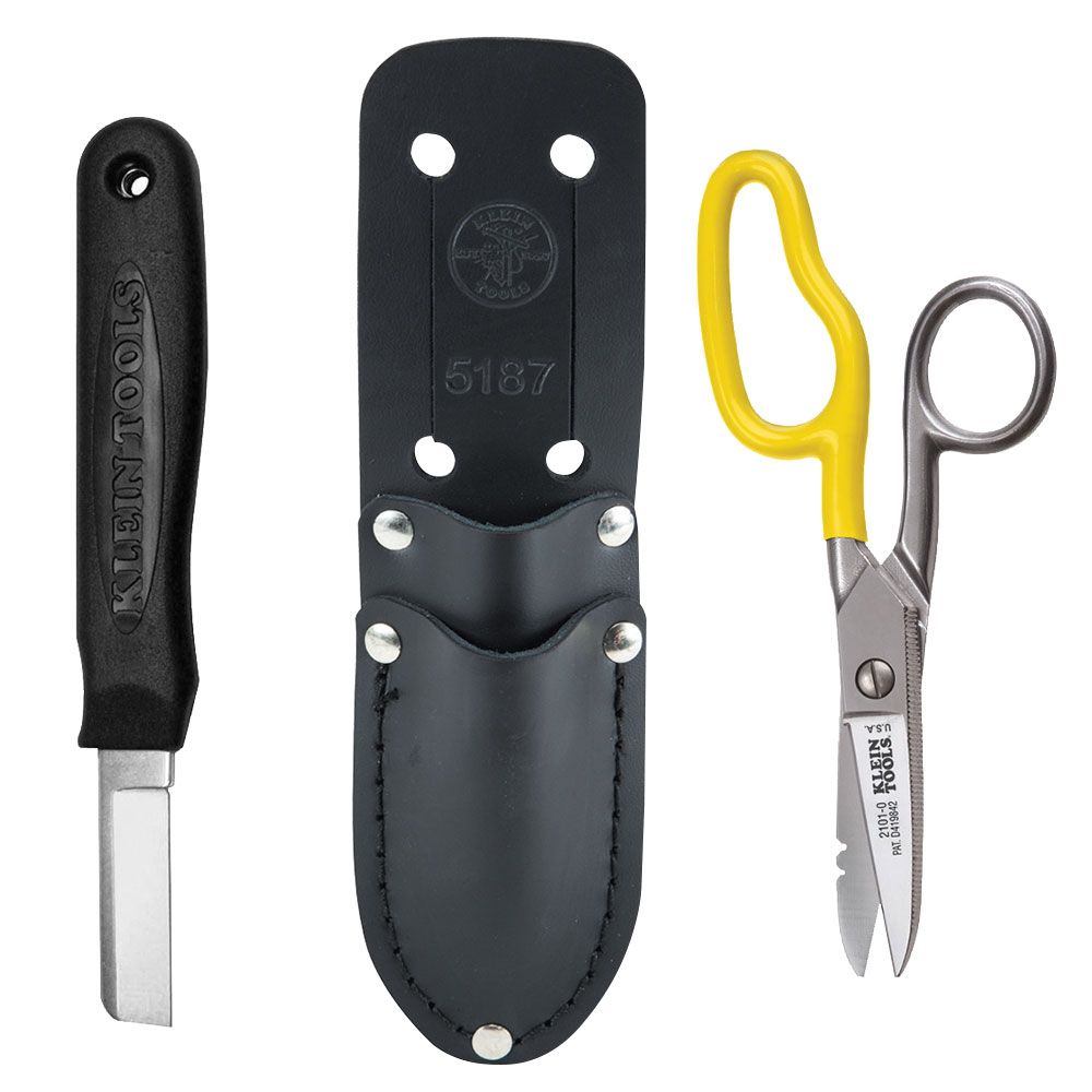 Klein Tools 46039 | Cable Splicer's Kit with Free-Fall Snip