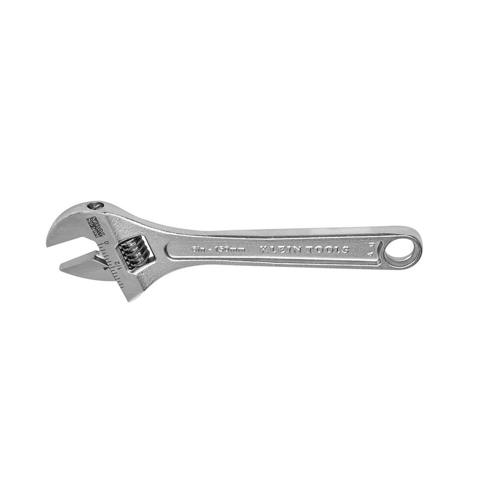 Klein Tools 507-6 | Adjustable Wrench, Extra-Capacity, 6-Inch