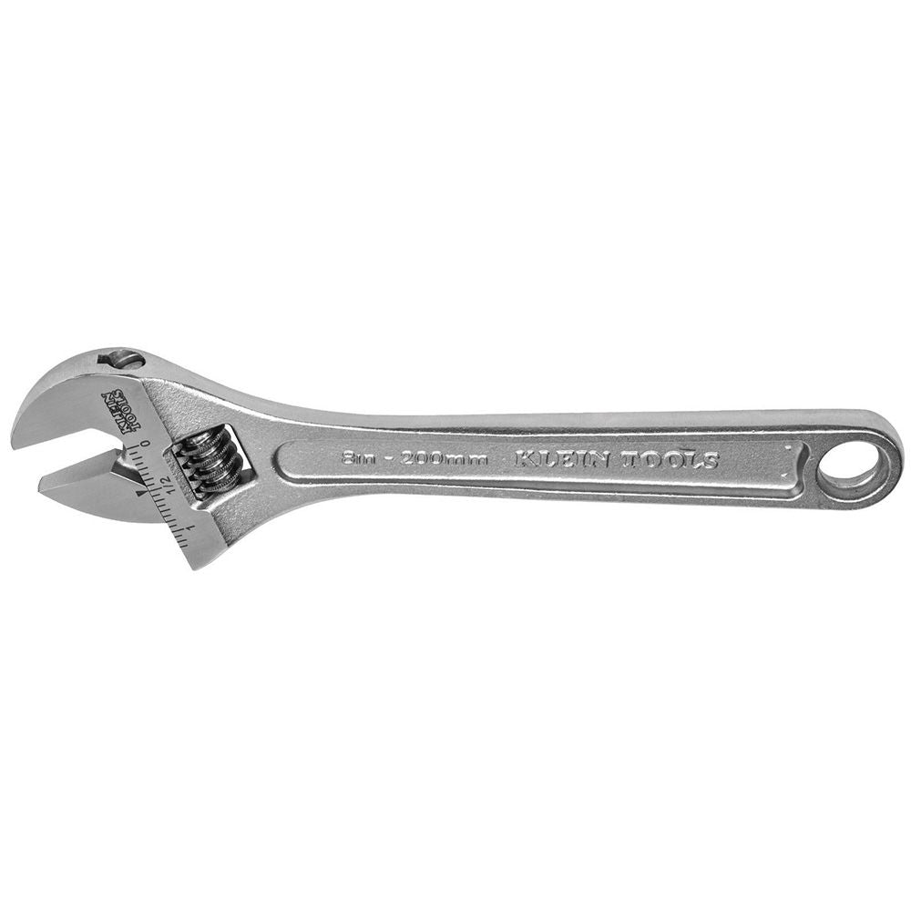 Klein Tools 507-8 | Adjustable Wrench, Extra-Capacity, 8-Inch