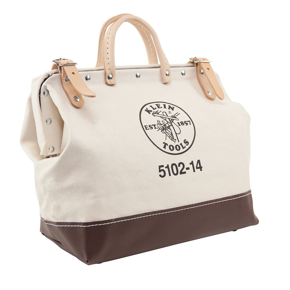 Klein Tools 5102-14 | Canvas Tool Bag, 14-Inch