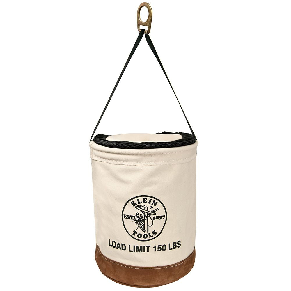 Klein Tools 5104CLR22 | Canvas Bucket with Bucket Top, 22-Inch