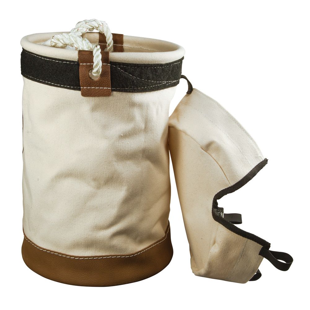 Klein Tools 5104VT | Leather Bottom Bucket with Top