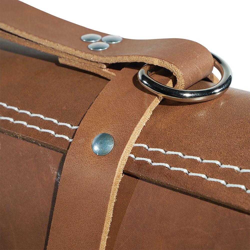 Klein Tools 5108-20 | Deluxe Leather Bag, 20-Inch