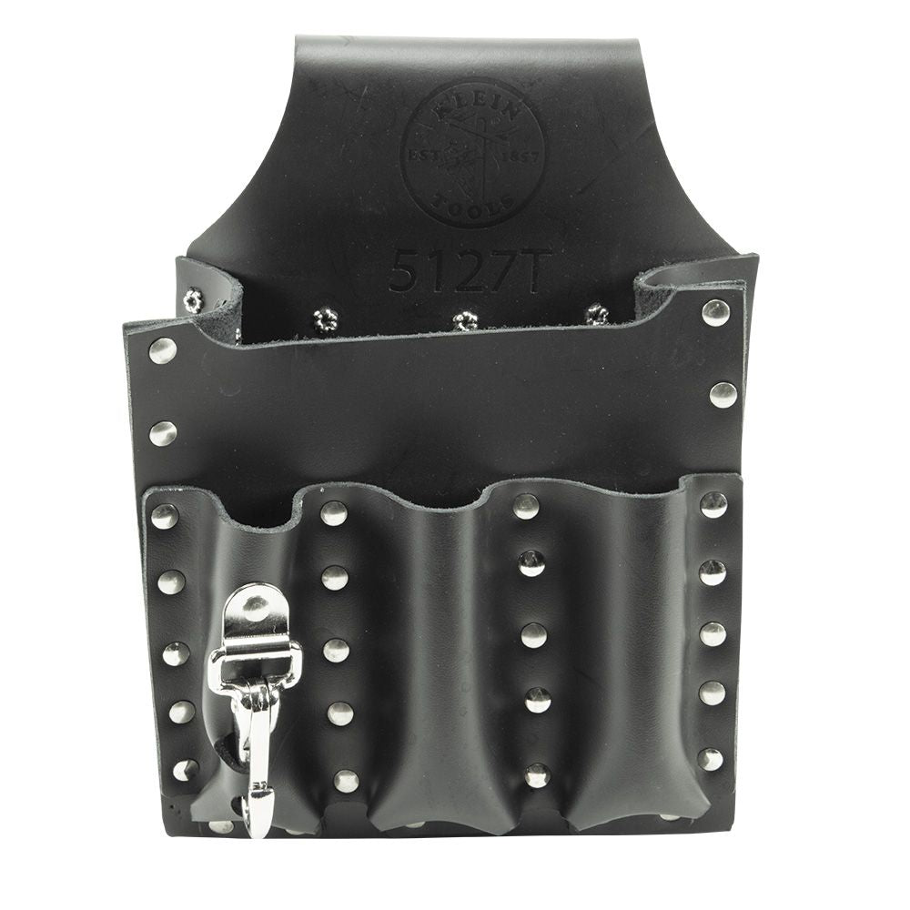 Klein Tools 5127T | Tool Pouch, 6 Pocket, Tunnel Loop