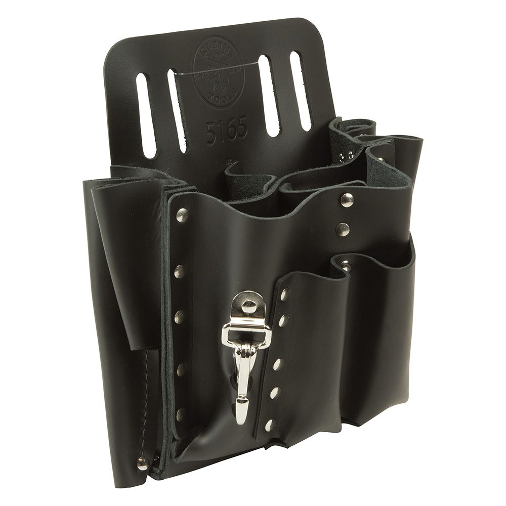 Klein Tools 5165 | 10 Pocket Tool Pouch Knife Snap