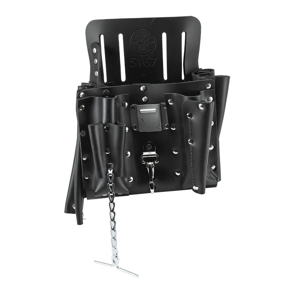 Klein Tools 5167 | Leather Tool Pouch, 11-Pocket