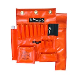 Klein Tools 51829MHS | Aerial Apron with Hot Stick Pocket and Magnet