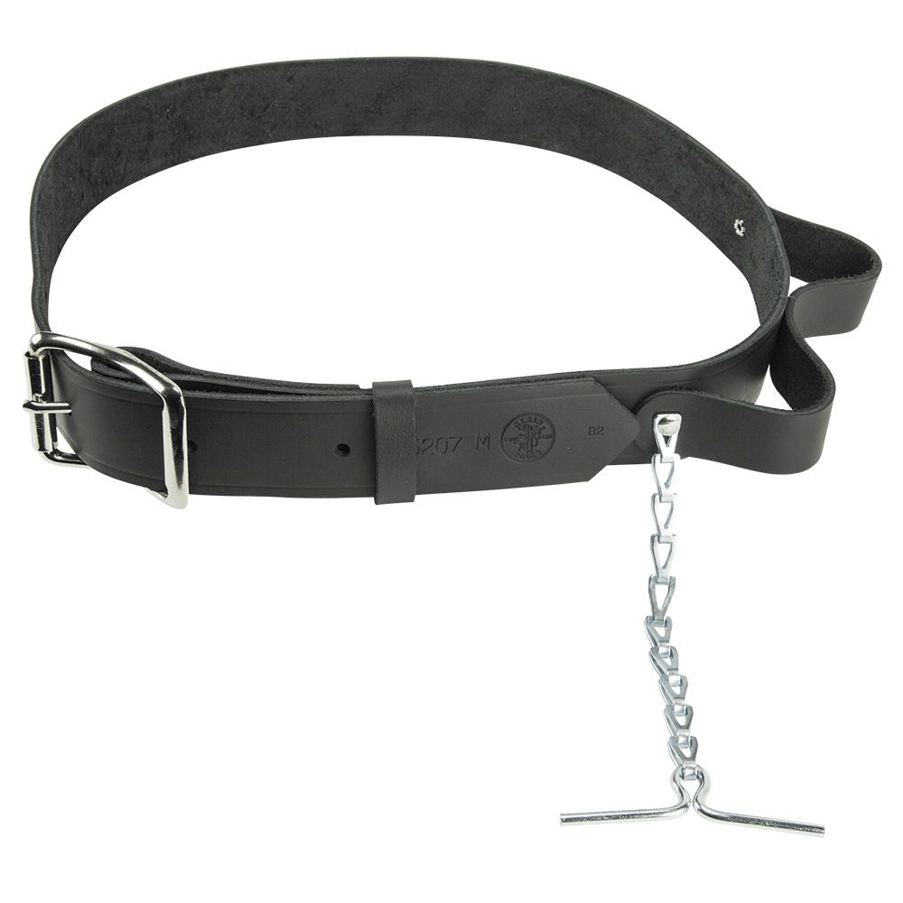 Klein Tools 5207M | Electrician's Leather Tool Belt, Medium