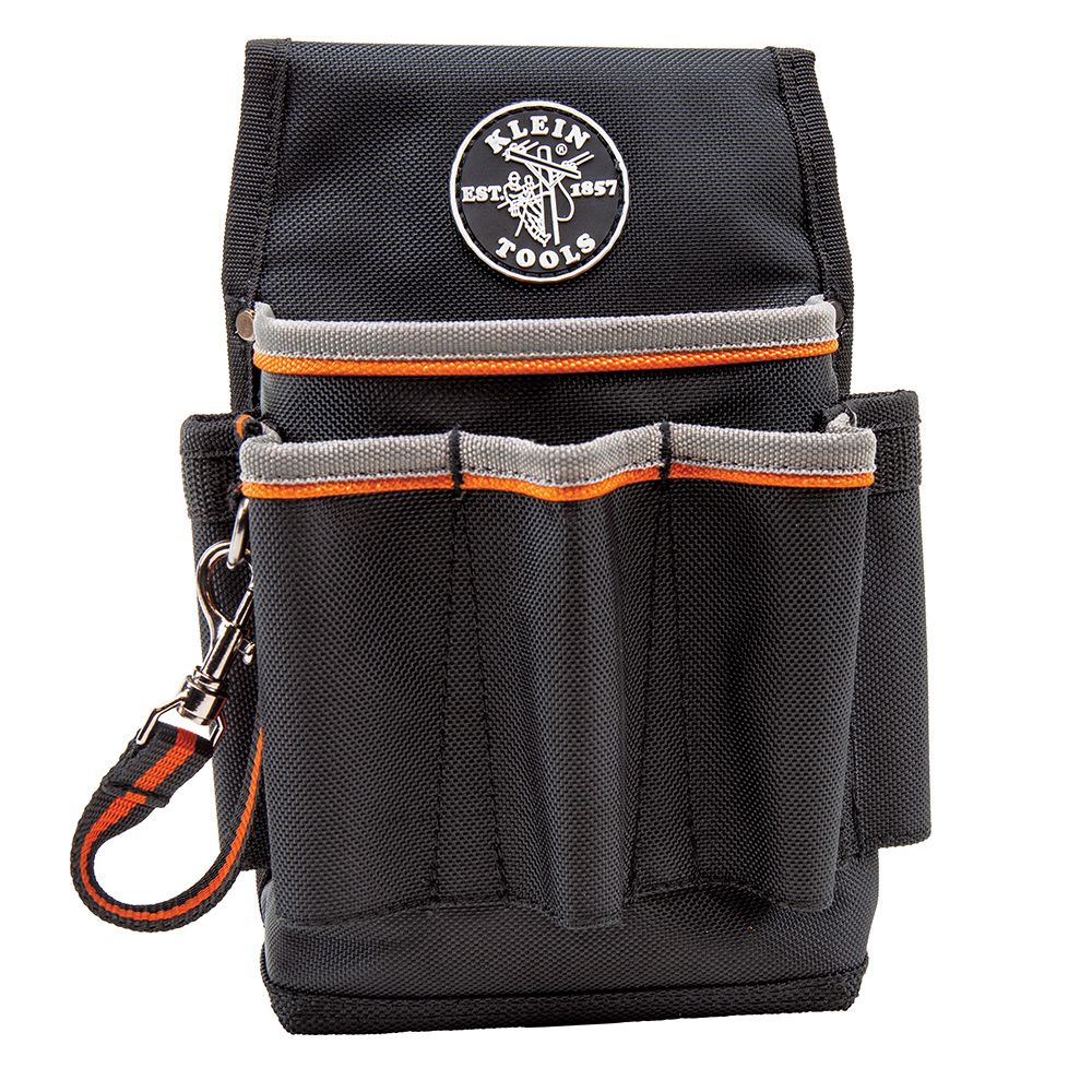 Klein Tools 5241 | Tradesman Pro Tool Pouch, 6 Pockets, 10.25 x 6.75 x 10.25-Inch