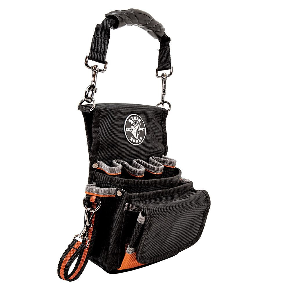 Klein Tools 5242 | Tradesman Pro Tool Pouch, 9 Pockets, 9.5 x 7.5 x 9.5-Inch