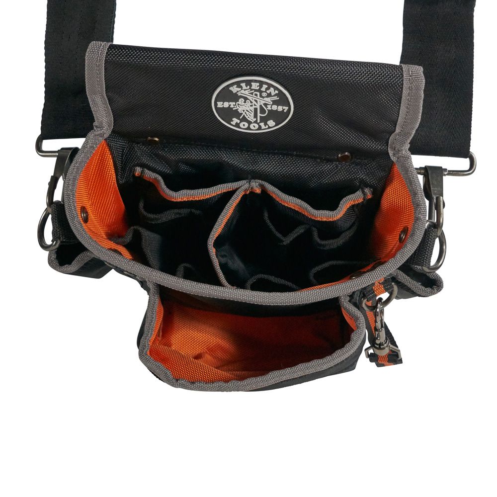 Klein Tools 5243 | Tradesman Pro Tool Pouch, 15 Pockets, 11.5 x 4.5 x 10-Inch