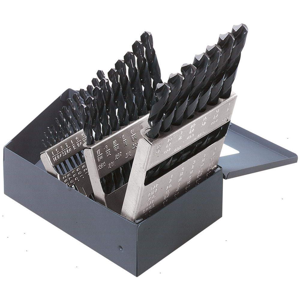Klein Tools 53000 | Regular-Point Drill-Bit Set, 29-Piece