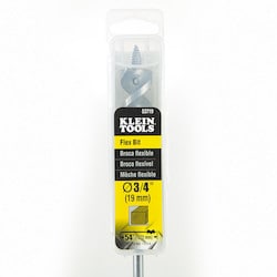 Klein Tools 53719 | Flex Bit Auger with Screw Point, 3/4 x 54-Inch