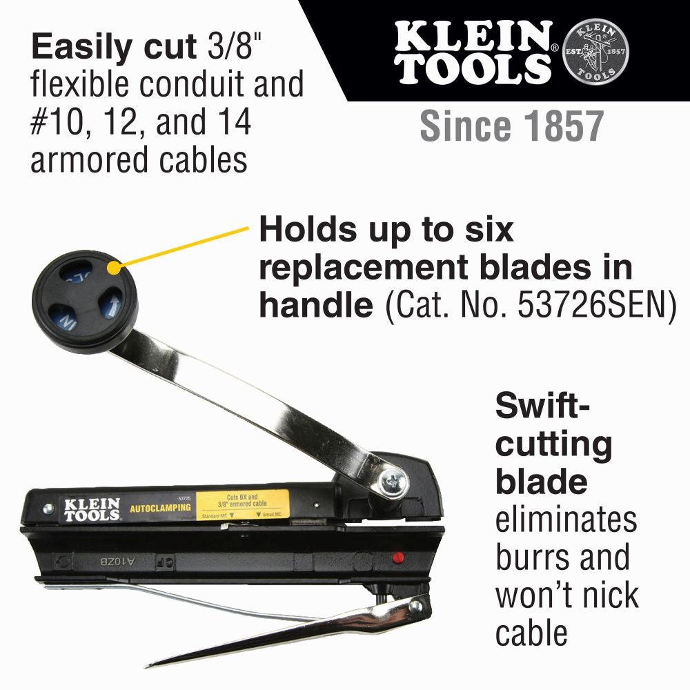 Klein Tools 53725 | Armored and BX Cable Cutter