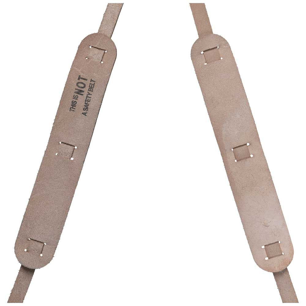 Klein Tools 5413 | Soft Leather Work Belt Suspenders