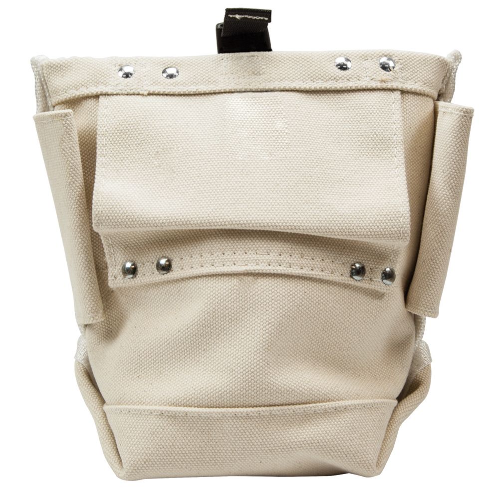 Klein Tools 5416OCTO | Tool Bag, Bull-Pin and Bolt Pouch, Loop Connect, 5 x 5 x 9-Inch