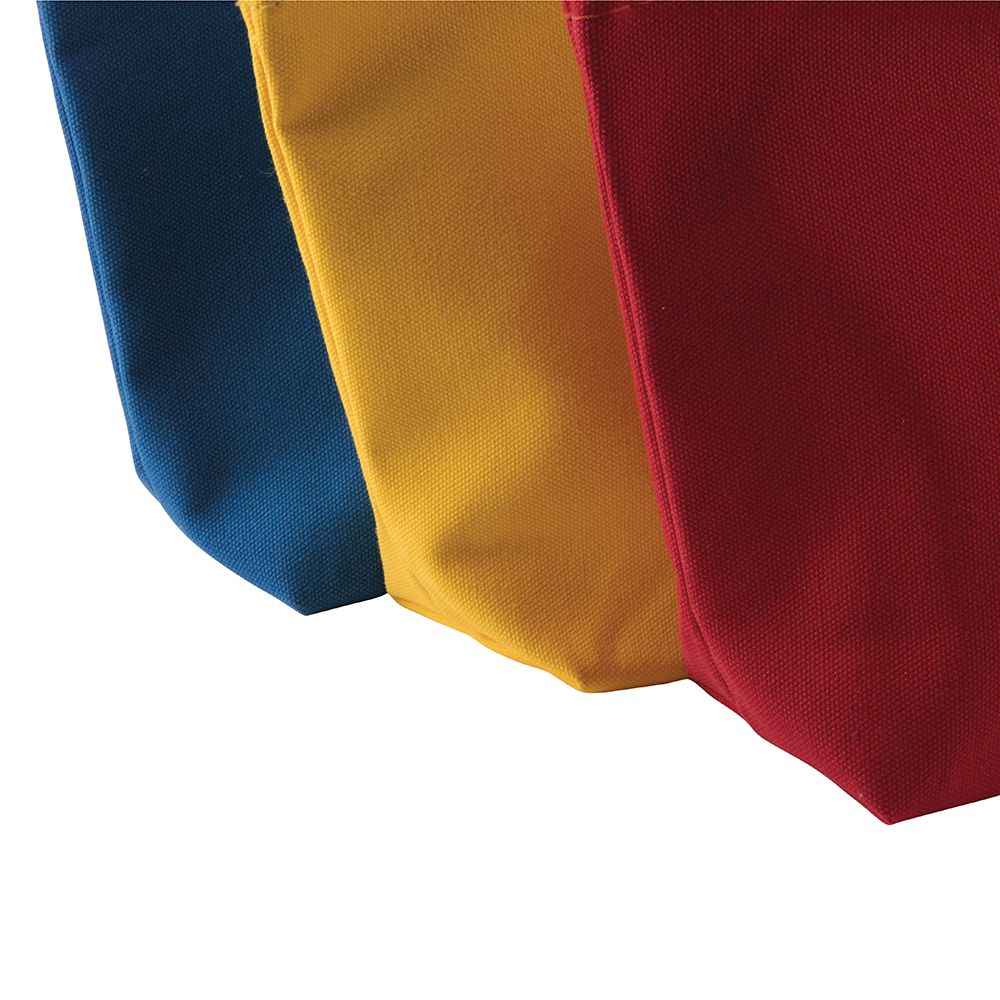 Klein Tools 5539LCPAK | Canvas Bags with Zipper, Large Assorted Colors, 3 Pack