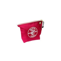 Klein Tools 5539RED | Canvas Zipper Bag, Consumables, Red