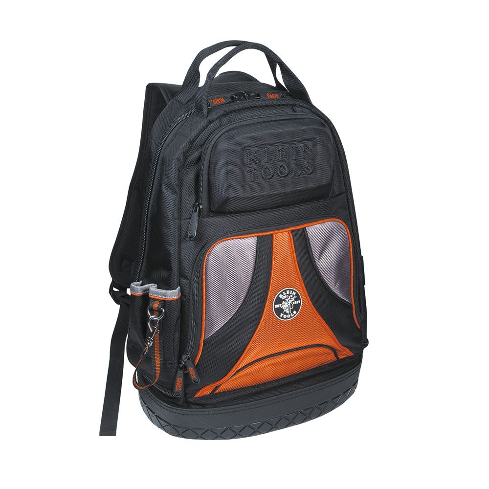 Klein Tools 55421BP-14 | Tradesman Pro Tool Bag Backpack, 39 Pockets, Black, 14-Inch