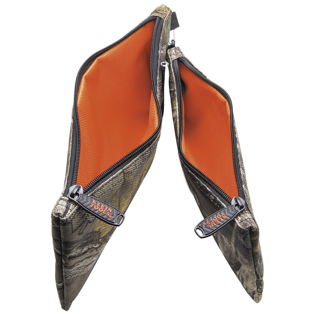 Klein Tools 55560 | Camo Zipper Bags, 2-pack