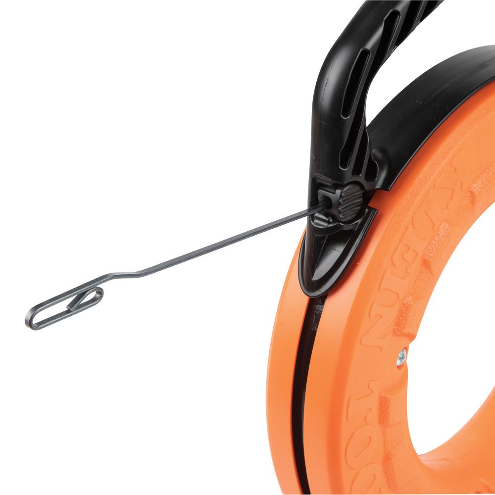 Klein Tools 56002 | 1/8-Inch Wide Steel Fish Tape 65-Feet