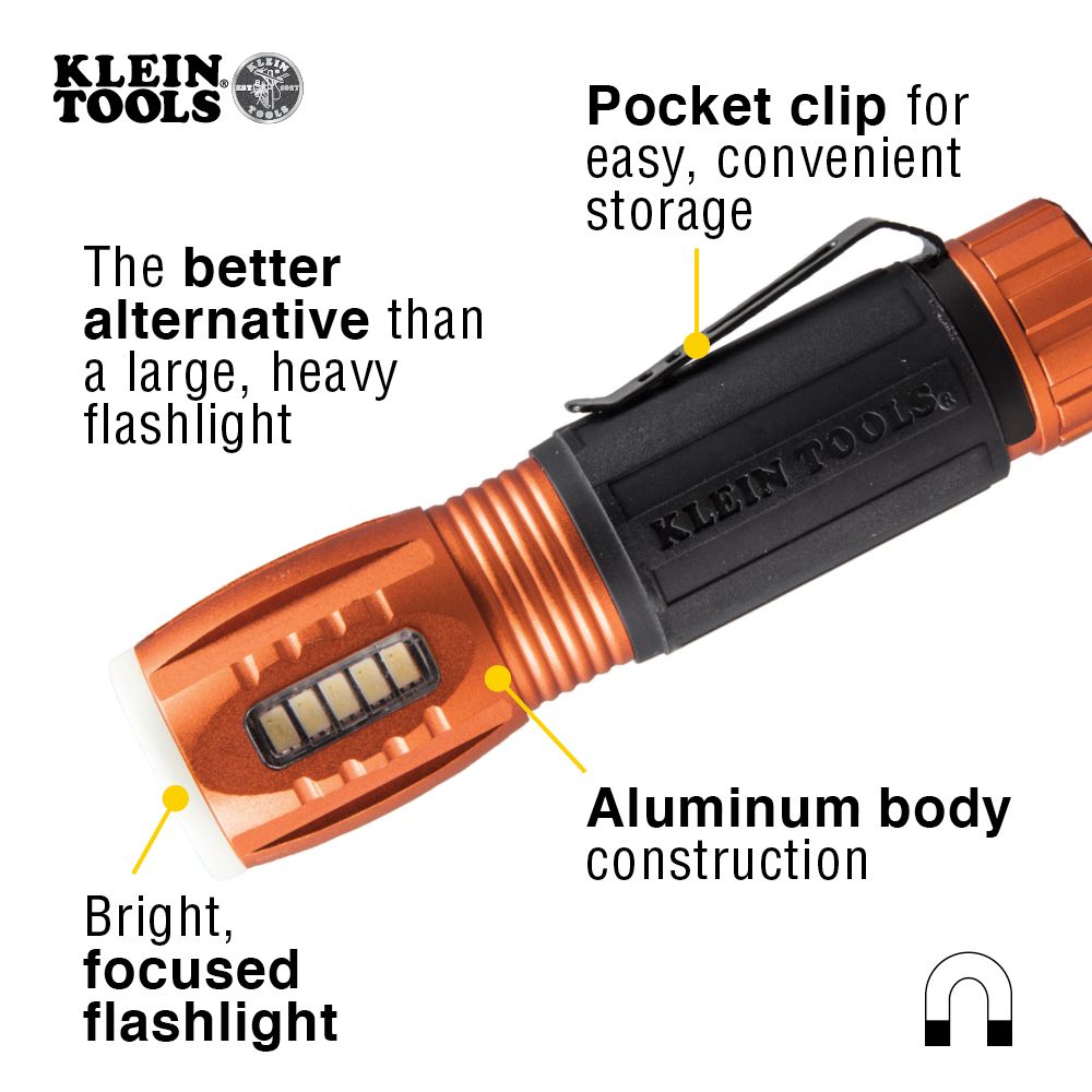 Klein Tools 56028 | LED Flashlight with Work Light