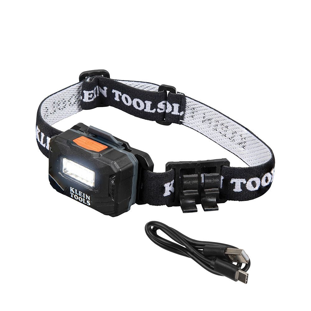 Klein Tools 56049 | Rechargeable Light Array LED Headlamp with Adjustable Strap