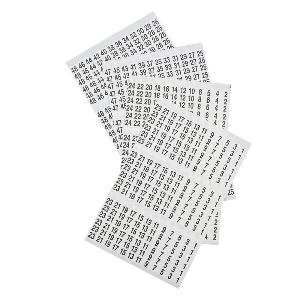 Klein Tools 56250 | Wire Marker Book, 1-48