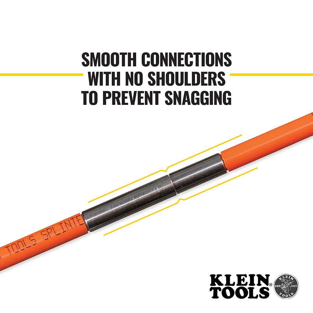 Klein Tools 56324 | Lo-Flex Fish Rod Set, 24-Feet