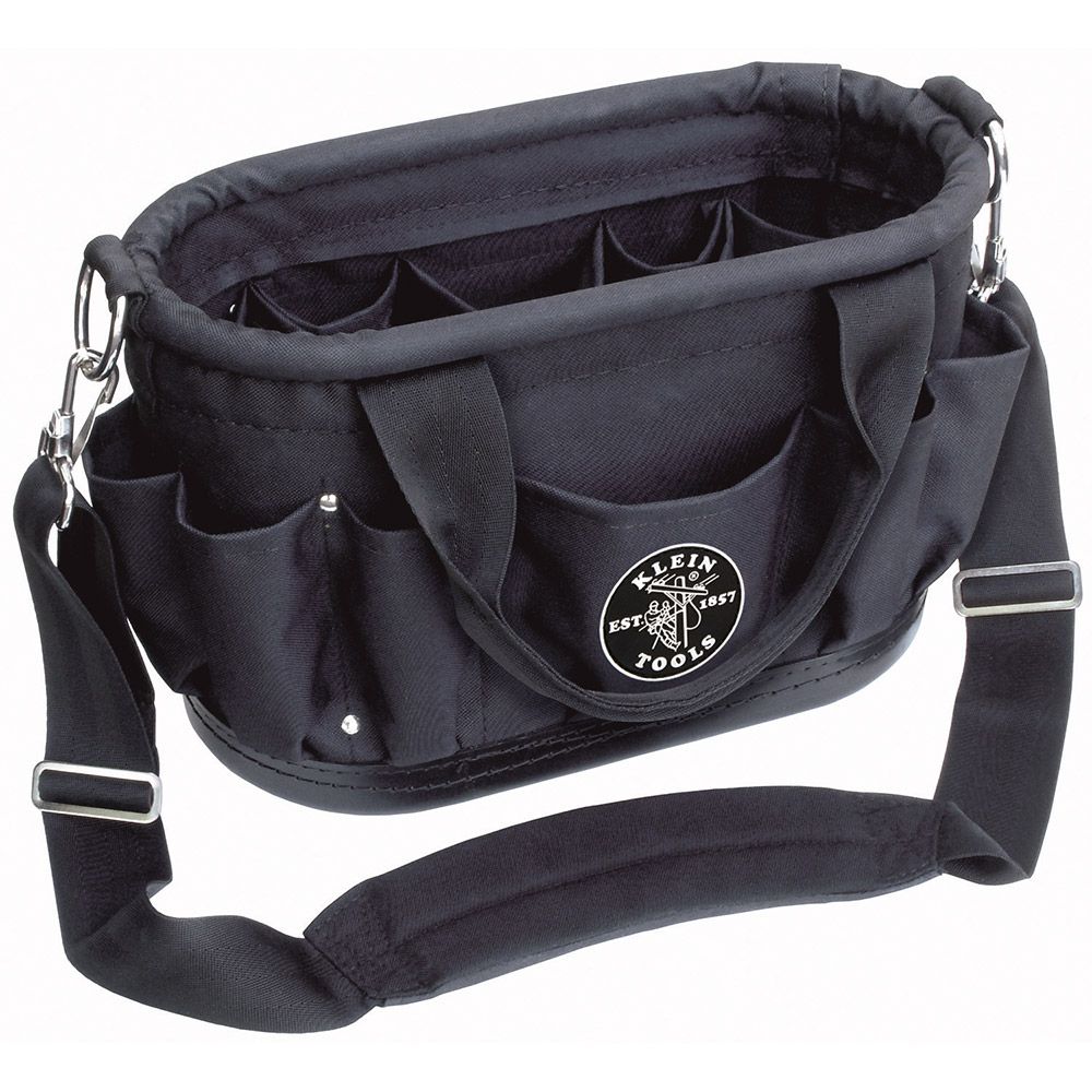 Klein Tools 58888 | 12 Pocket Tool Tote with Shoulder Strap