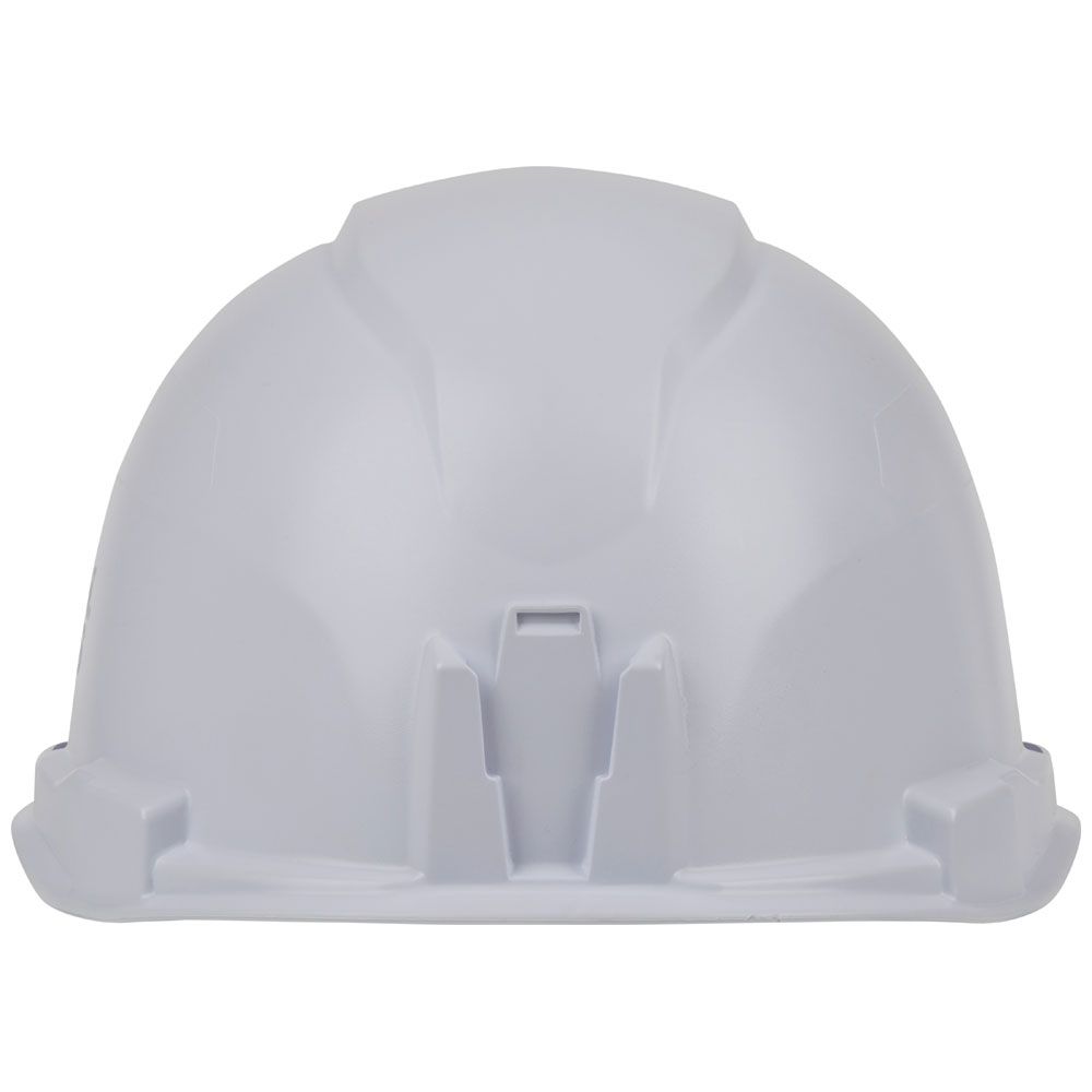 Klein Tools 60107 | Hard Hat, Non-Vented, Cap Style with Head Lamp, White