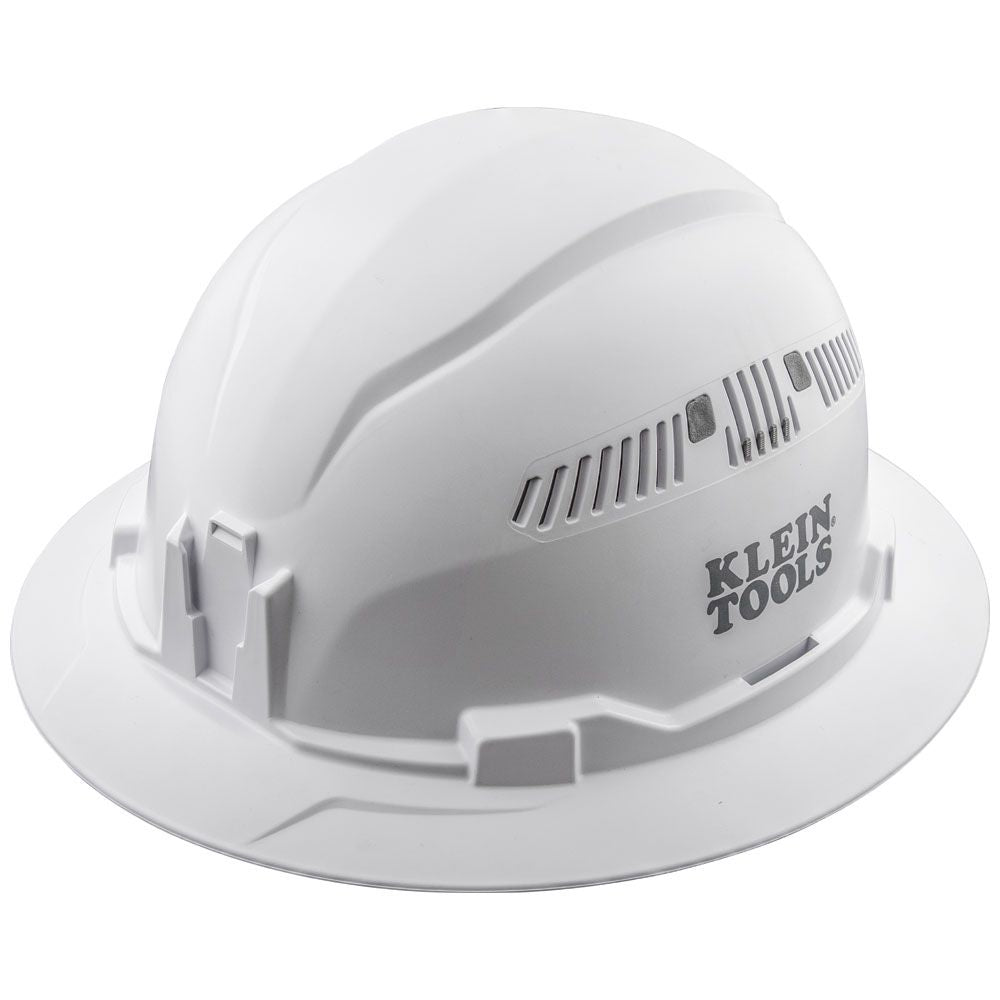 Klein Tools 60401 | Hard Hat, Vented, Full Brim Style, White