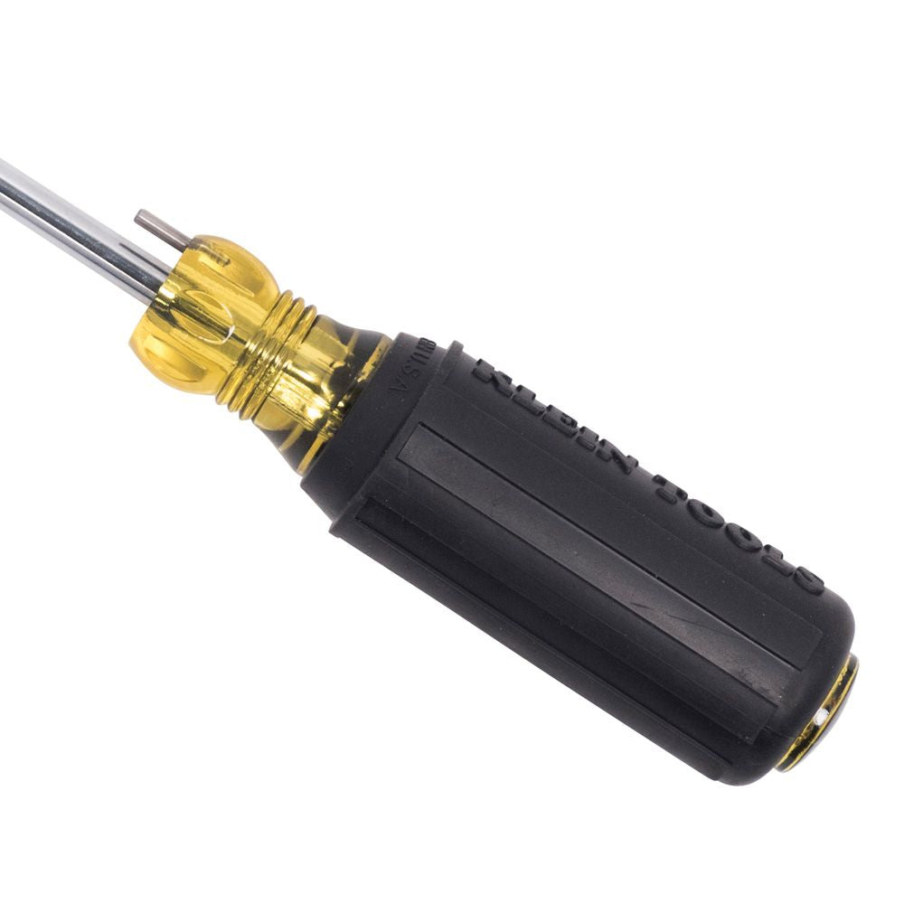 Klein Tools 605-4B | Wire Bending Cabinet Tip Screwdriver 4-Inch