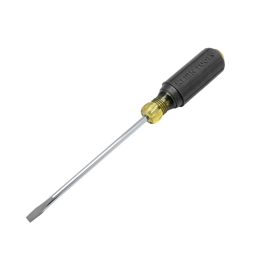 Klein Tools 605-6 | 1/4-Inch Cabinet Tip Screwdriver, Heavy Duty, 6-Inch