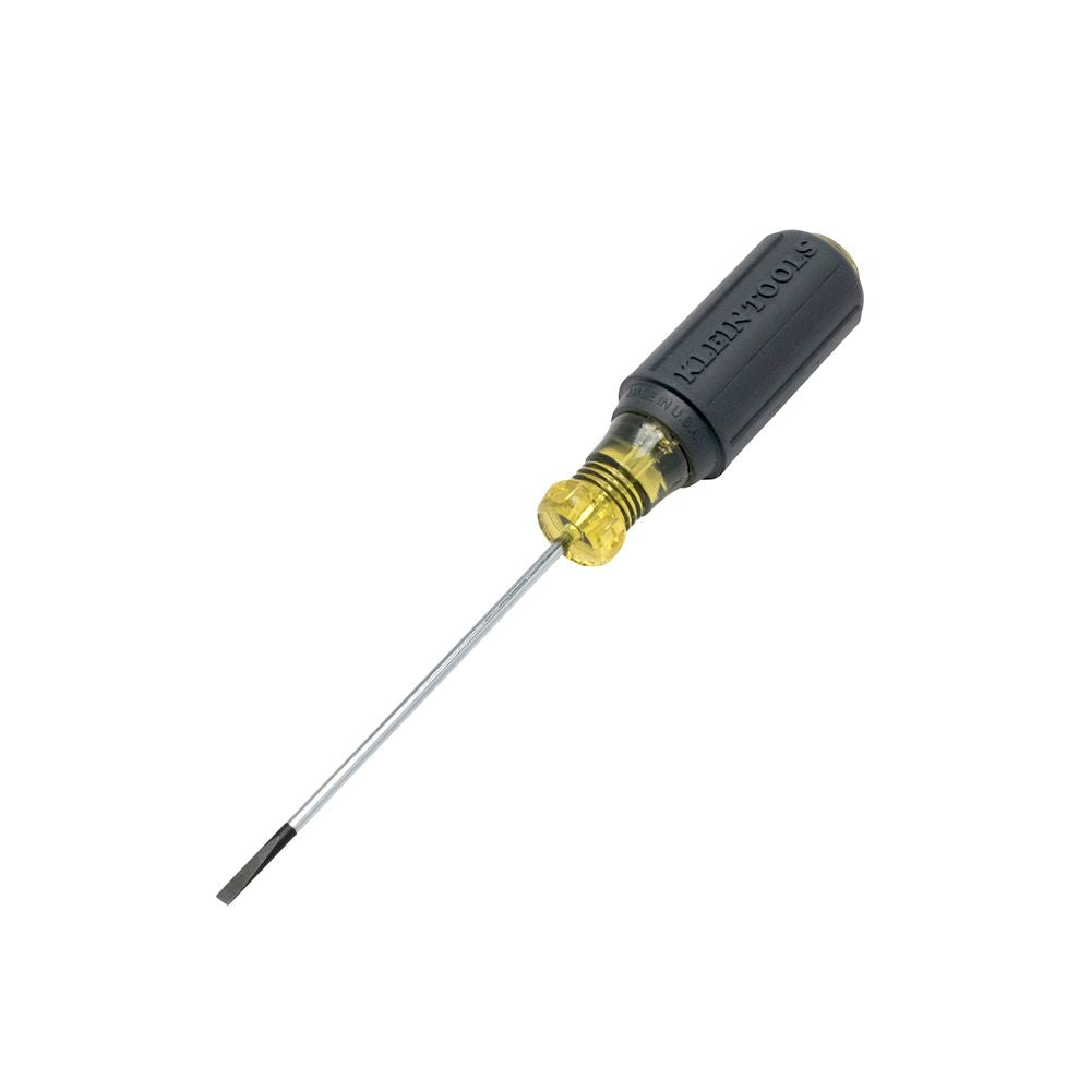 Klein Tools 612-4 | Terminal Block Screwdriver, 1/8-Inch Cabinet, Terminal Block-DIN