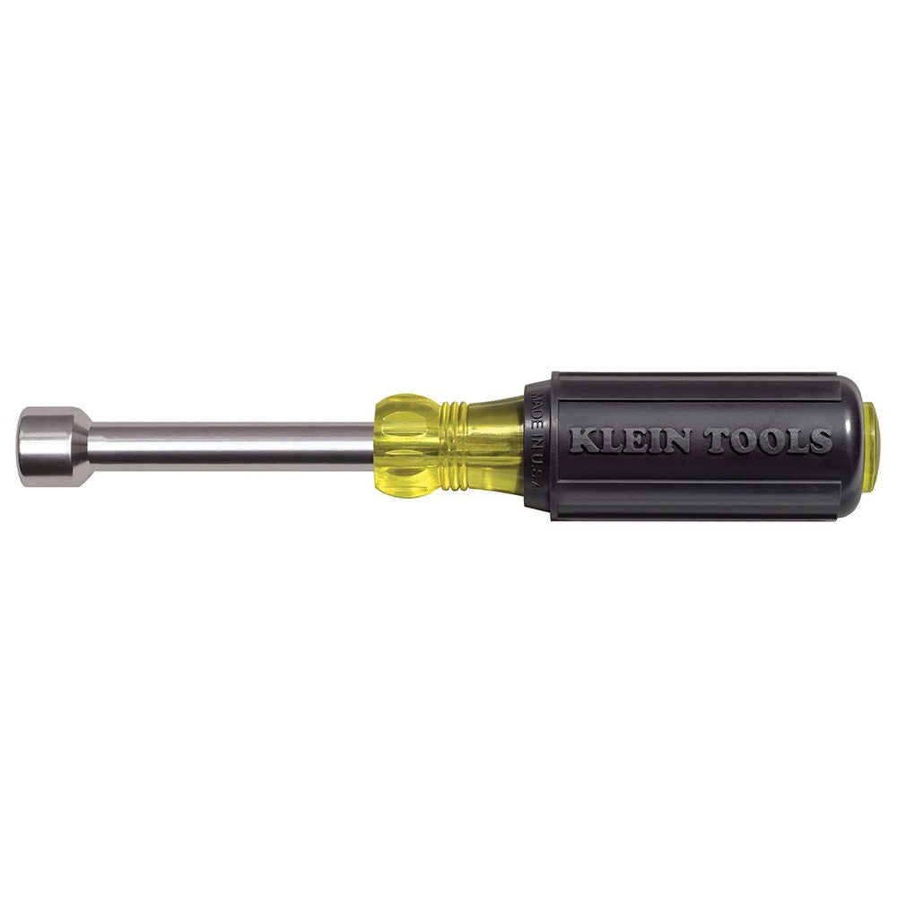 Klein Tools 630-1/2M | Nut Driver, 1/2-Inch Magnetic Tip, 3-Inch Shaft