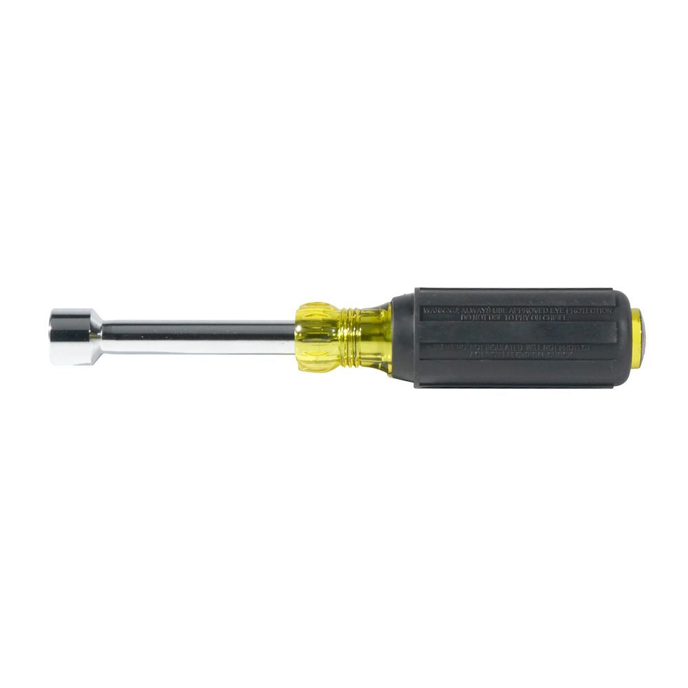 Klein Tools 630-1/2 | 1/2-Inch Nut Driver, 3-Inch Shaft, Cushion-Grip