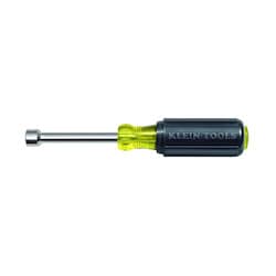 Klein Tools 630-7/16M | 7/16-Inch Magnetic Tip Nut Driver 3-Inch Shaft