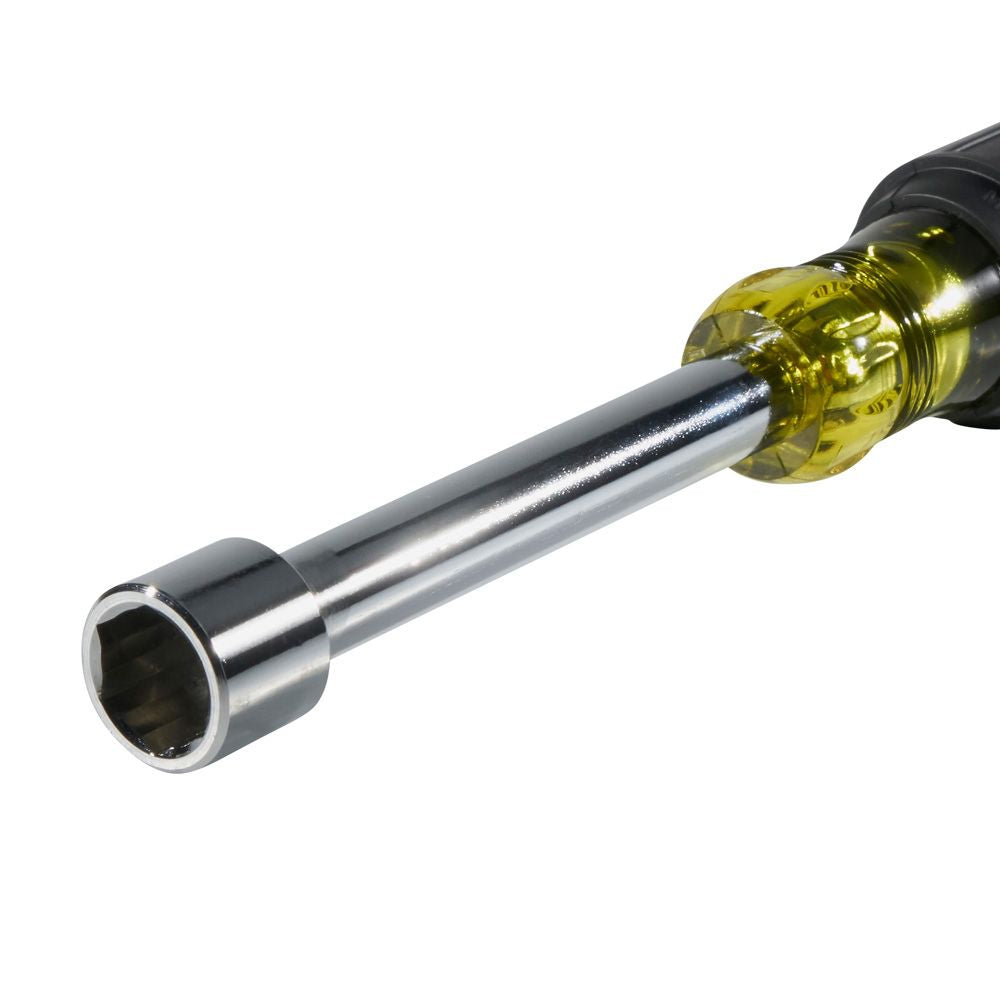 Klein Tools 630-9/16 | 9/16-Inch Hollow Shaft Nut Driver 4-Inch Shaft