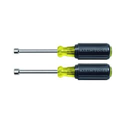 Klein Tools 630M | Nut Driver Set, Magnetic Nut Drivers, 3-Inch Shafts, 2-Piece