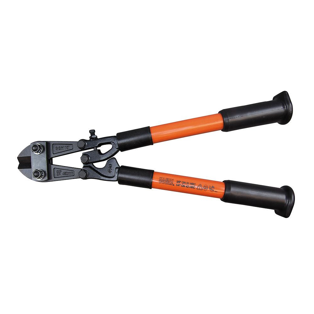 Klein Tools 63118 | Bolt Cutter, Fiberglass Handle, 18-Inch