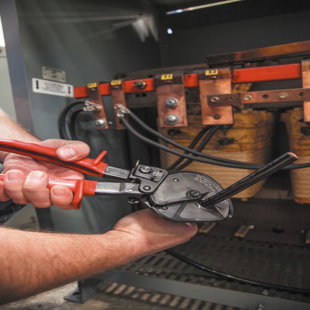 Klein Tools 63711 | Open Jaw Ratcheting Cable Cutter