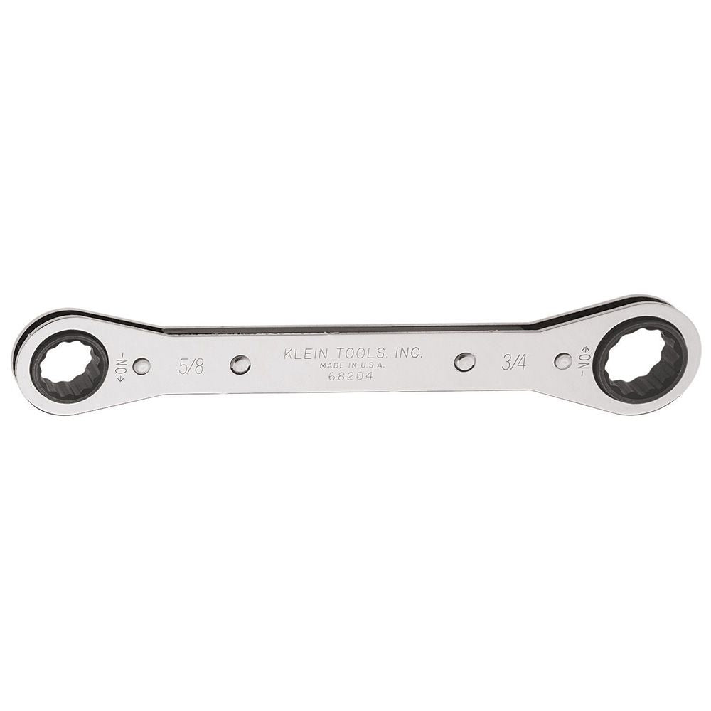 Klein Tools 68204 | Ratcheting Box Wrench 5/8 x 3/4-Inch