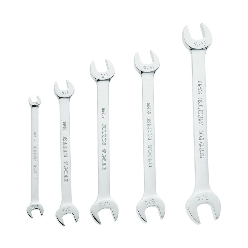 Klein Tools 68450 | Open-End Wrench Set, 5-Piece