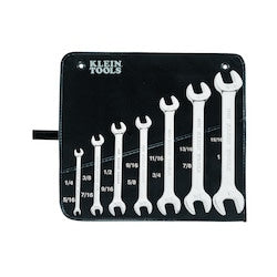 Klein Tools 68452 | Open-End Wrench Set, 7-Piece