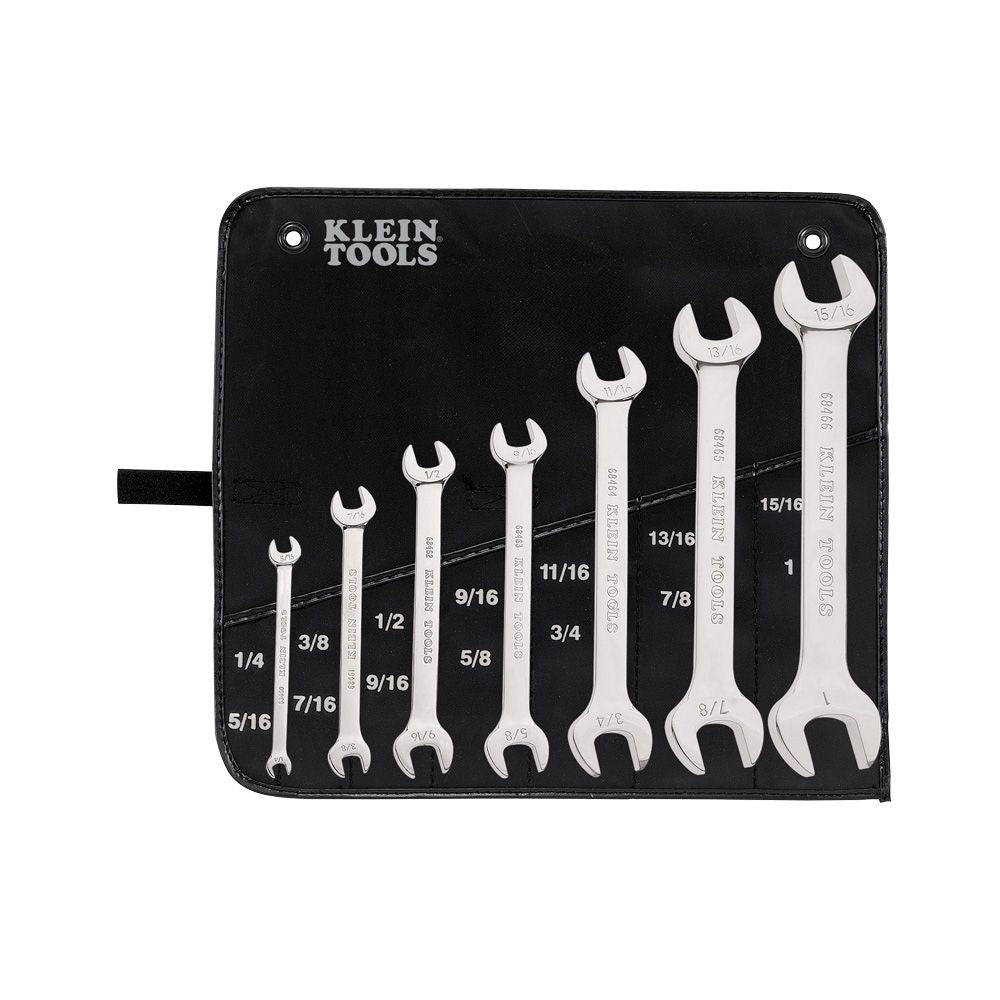 Klein Tools 68452 | Open-End Wrench Set, 7-Piece