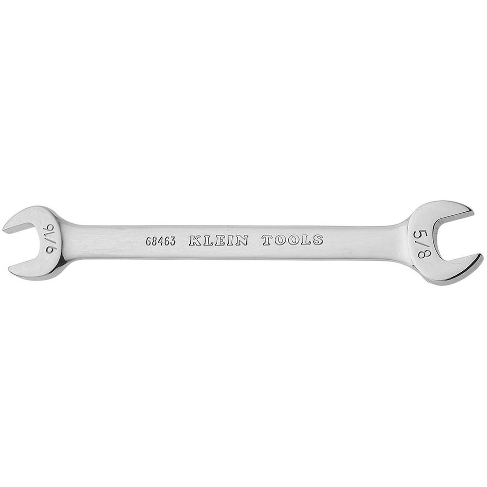 Klein Tools 68463 | Open-End Wrench 9/16-Inch, 5/8-Inch Ends