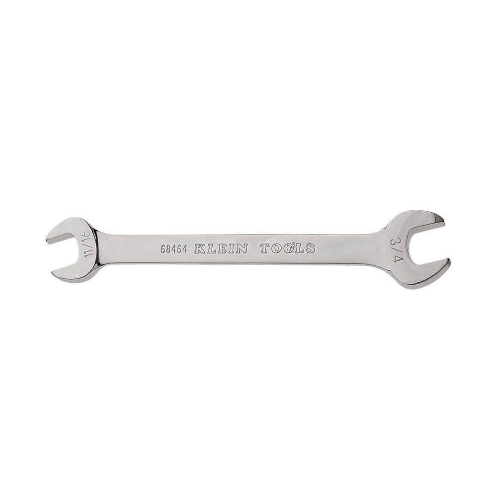 Klein Tools 68464 | Open-End Wrench 11/16-Inch and 3/4-Inch Ends