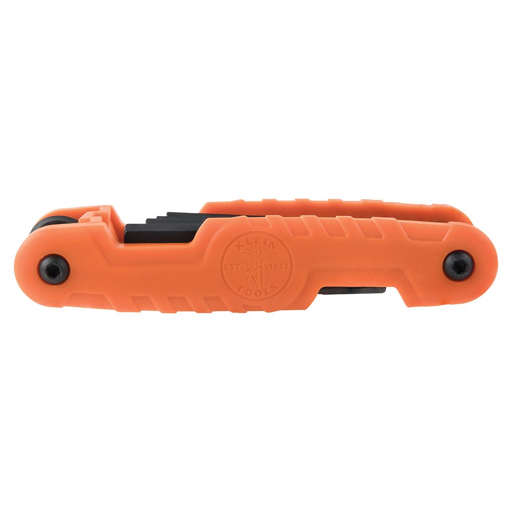 Klein Tools 70550 | Pro Folding Hex Key Set, 11-Key, SAE Sizes